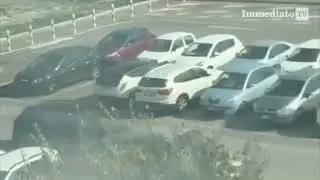 FURTO D'AUTO NEL PARCHEGGIO DELL'OSPEDALE DI FOGGIA, UTILIZZATA LA TECNICA DELLA 