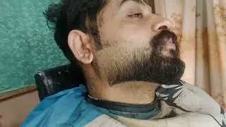 Slop beard haircut technique/ beard haircut/ Asmr barber beard styles 