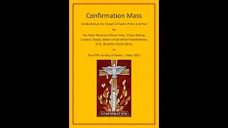 Confirmation Mass 2 May 2021