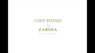 Floral & Event Design Workshop In Israel