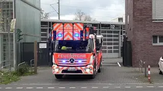 [Einsatzfahrten Wache 4] BF Frankfurt BLW4 Reserve DLK 4/30 und Rettungsdienst in Sachsenhausen