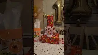 Simple Birthday Decor with ❤️ #birthdaydecor, #kid birthday, #10yearsold