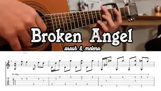 Learn Broken Angel &ndash; Arash & Helena | Ali Ebrahimi Fingerstyle Guitar Cover (HD Guitar Tutorial)&rdquo;