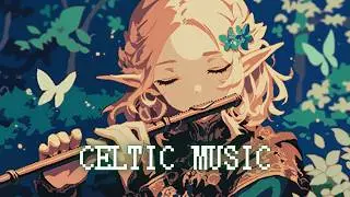 Celtic Music - Soothing Celtic Flute in a Calm Medieval Fantasy Forest / Work & Study, Relaxation