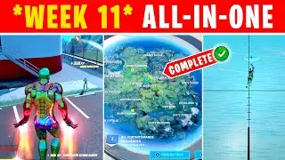 All *WEEK 11* Challenges (Damage with Scoped Weapons, Use rifts in a single match, Upgrade....)