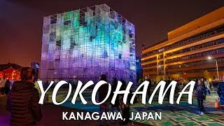 New Year's Eve 2024 Japan | Yokohama 横浜, Japan 🇯🇵 | 4K Walking Tour City Ambience Sounds