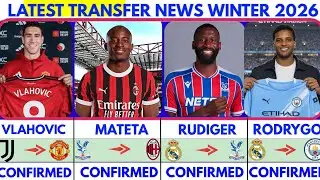 🚨LATEST CONFIRMED TRANSFER NEWS AND RUMOURS TRANSFER NEWS 2026|Rodrygo✔️Mateta✔️Rudiger✔️Vlahovic🚨
