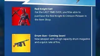 The RED KNIGHT RETURNS to Fortnite...