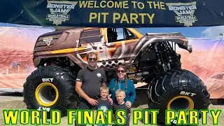 The World's Biggest Pit Party - Monster Jam World Finals 2024 - Sofi Stadium Los Angeles