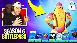 SEASON 6 BATTLE PASS!! (Full Unlocked Max 100 Tiers)