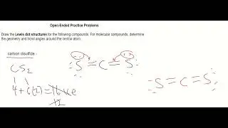 Lewis Structure and VSEPR geometry for Carbon Disulfide (CS2) | Localized Electron Model