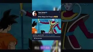 Whis Steps on Poop💩🤣🤣 [DBS Edit] #anime #goku #dbs #dragonballsuper #shorts