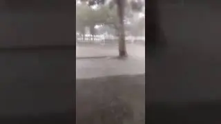 fuerte lluvia en El Tocuyo 11/11/2020