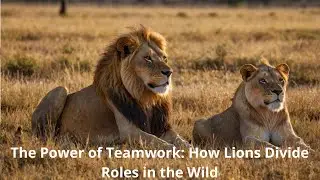 The Power of Teamwork: How Lions Divide Roles in the Wild