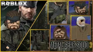 Roblox Metal Gear - Big Boss Roblox Cosplay Showcase