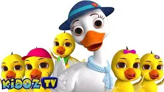 Five Little Ducks | 3D Nursery Rhymes For Toddlers by Coco and Chika