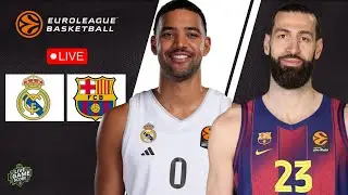 🔴 LIVE: REAL MADRID vs BARCELONA | EUROLEAGUE | PLAY BY PLAY | SCOREBOARD