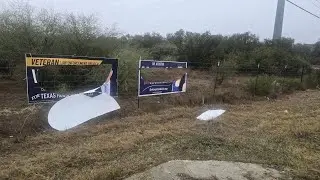 Vandal cuts, tears down campaign signs alongside North Side highway