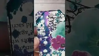 More on my channel, happy creating 🤗💖 #shanoukiart #artjournal #mixedmedia