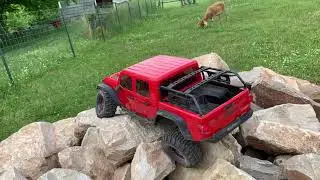 SHV800 Servo in a Gladiator SCX10III