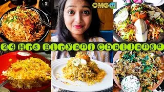 24 HOURS Challenge| Biryani Challenge | Street Biryani | I Ate Only BIRYANI for 24 Hours |Trending