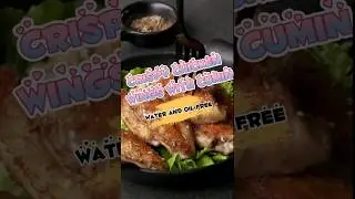 Delicious Crispy Chicken Wings with Cumin | Water And Oil Free