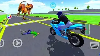 3D Driving Class Motorbike Games - Gas Station Racing Bike - Android Gameplay #1