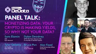 Monetizing data: your crypto is making yields, so why not your data? - BlockDown DeData
