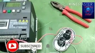 Siemens Sinamics V20 VFD 3Wire and Parameters