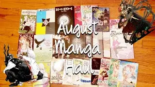 August Manga Haul 📚 (20+ volumes) |Viz media #mangahaul #manga #vizmedia