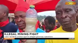 ILLEGAL MINING FIGHT: Juaso residents protest against alleged galamsey operations (08-09-25)