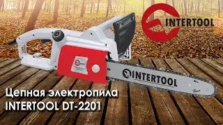Цепная электропила INTERTOOL DT-2201. Презентация.