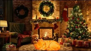 Cozy Christmas Cat Sleep Piano Music – Soft, Calm & Minimal Instrumental for Relaxation