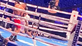 Zaquin Moses Destroys opponent at Jaron Boot Ennis vs Karen Chukhadzan 2 fight