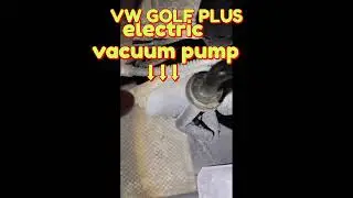 Where Is electric vacuum pump On VW Golf Plus? 👀👍