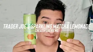 TRADER JOE&rsquo;S SPARKLING MATCHA LEMONADE