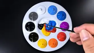 You Won't Believe These 11 Colors Came from Just 5 in Just 5 Minutes! | Art Tenka