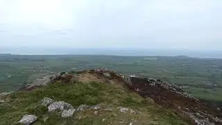 Panorama Garn Fadryn 371m Llyn Peninsula Gwynedd Wales UK