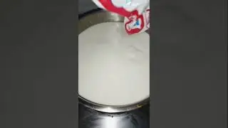 part1 Full fat/cream milk in boiling for kulfi👇👇 #youtubeshorts #shorts #trending #viral #shortsfeed