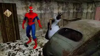 Granny vs Grandpa vs Spider man vs Zombies vs Fat granny vs Halloween funny horror animation