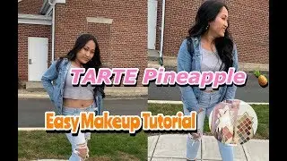 Natural Makeup Tutorial , Tarte Pineapple 🍍Pallet 💫 #tartecosmetics  #makeuptutorial