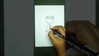 How to Draw Hourglass Diorama
