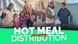 Alkhidmat Serves 500 Hot Meals to Displaced Families in Gaza 🇵🇸