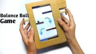 How to make Balance Ball Game from Cardboard