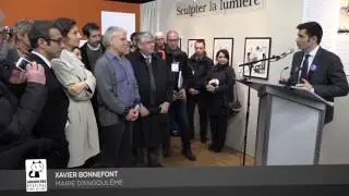 FIBD2017 : Inauguration de l'exposition Hermann par la ministre Audrey Azoulay