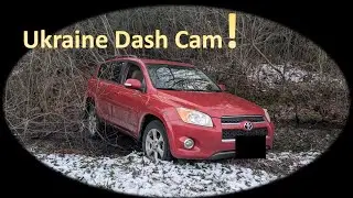 Dashcam, Ukraine, Black Ice