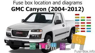 Fuse box location and diagrams: GMC Canyon (2004-2012)