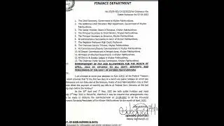 Disbursement of pay| Salary