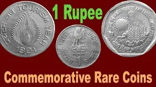 Exclusive : 1 Rupee Commemorative Rare Coins : www.auctionabcd.com