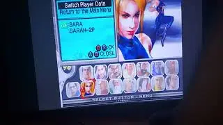 Virtua fighter 4 Evolution Brad Akira Sarah Lau gold color scheme showoff 